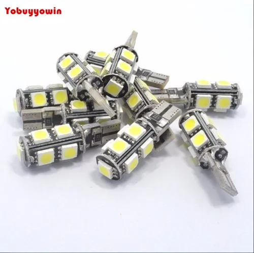 10 шт. светодиодные лампы T10 W5w Pingo 194 9 Smd 5050|5050 canbus|t10 5050 smdled t10 smd |