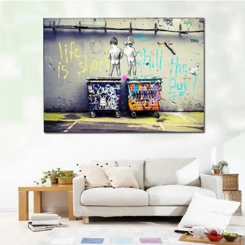 HD печатные Современные Абстрактная живопись маслом на холсте Настенный декор