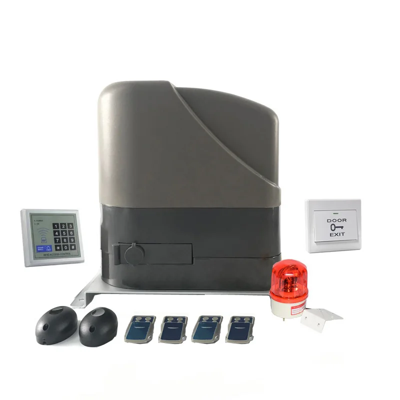 kit6 DC 12 В открывалка ворот, 800 кг раздвижное электрическое устройство для открывания ворот автоматический двигатель сверхмощный трек подъездная Дорожка комплект безопасности - Цвет: kit6
