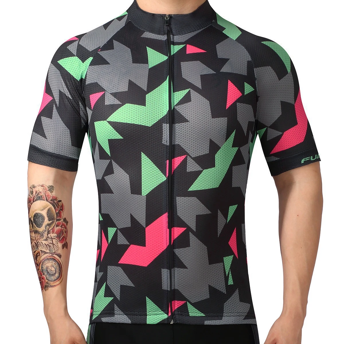 2017 велосипед mtb Лето Велоспорт Джерси только с коротким рукавом Одежда для