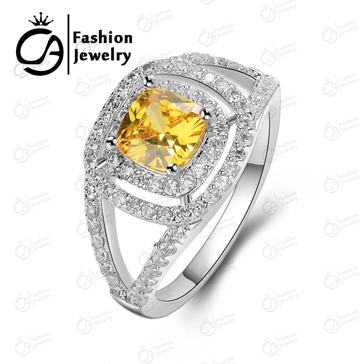 Кольца R88121 для свадьбы и помолвки с покрытием из белого золота|wedding engagement ring|engagement