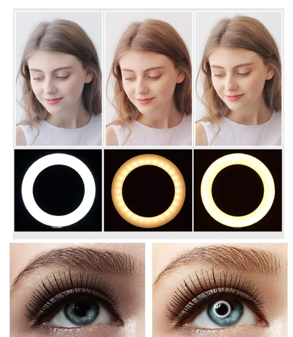 Фотографическое освещение кольцевая лампа с подставкой для штатива и держателем