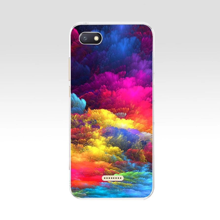 56 16 Xiaomi Redmi 6A case silicone cover 5.45" TPU Cartoon case on for Xiaomi redmi 6a redmi6a coque fundas phone bumper housing - Цвет: 56