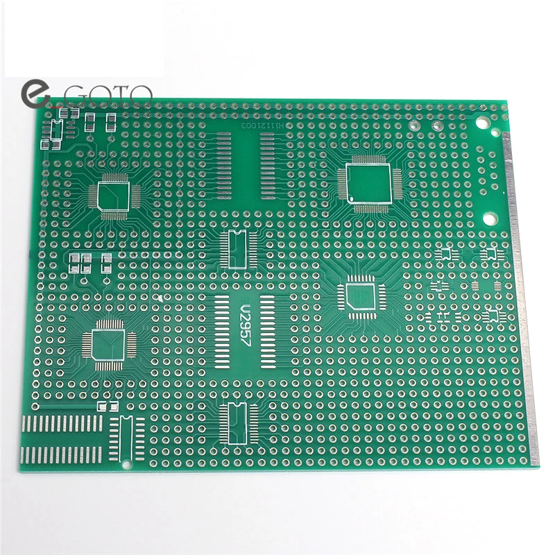 10 шт./лот Универсальный SMD доска 9*11 см QSOP QFP DIP MCU адаптер SCM плата 2 54 мм