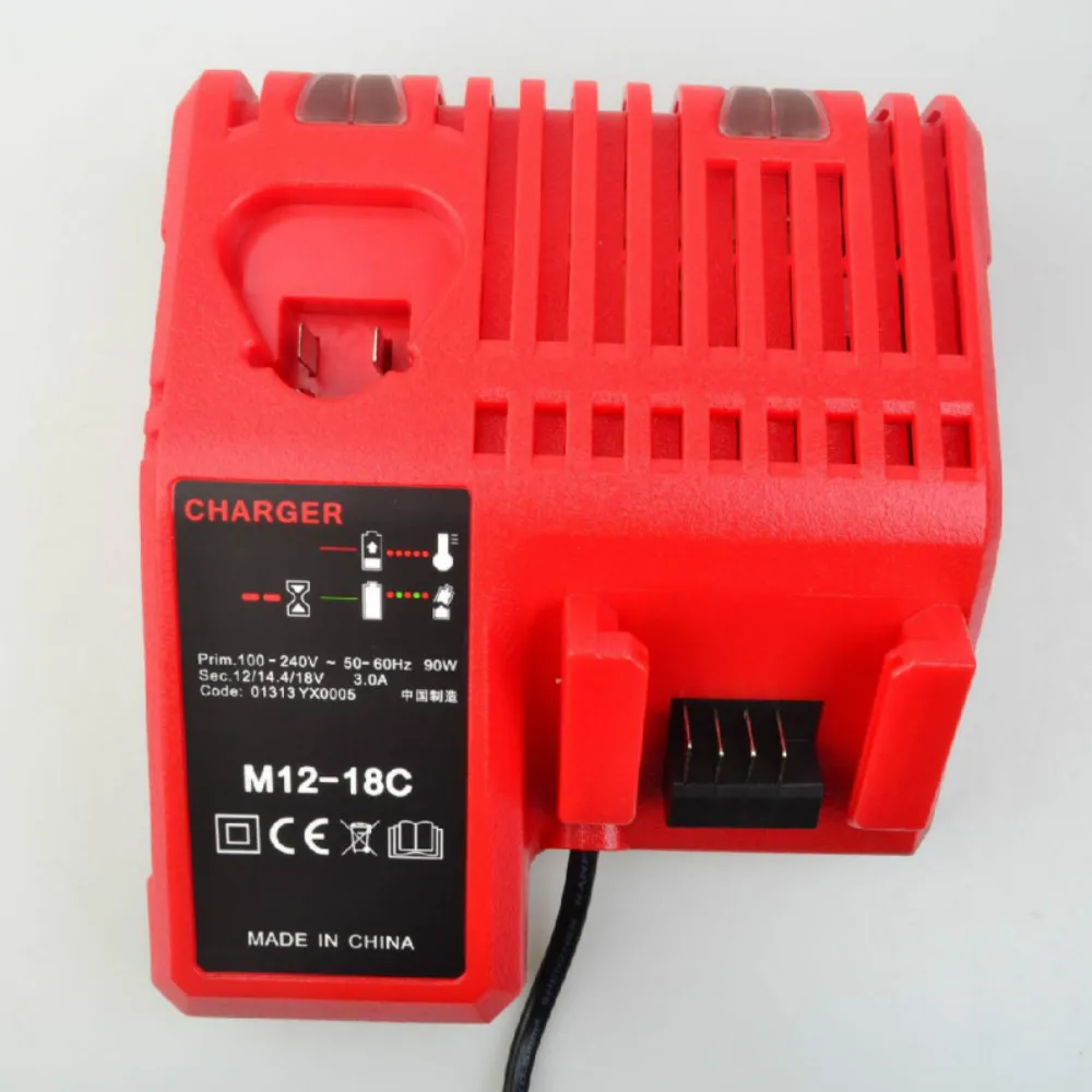 Для Милуоки M12 18C литиевая батарея зарядное устройство milwaukee12V 18V M1218|Зарядные