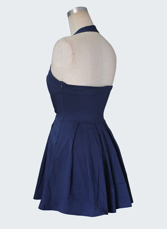 Elexs Сексуальные Женские Летние Ремни Рукавов Skater Short Dress 7490 | Женская одежда