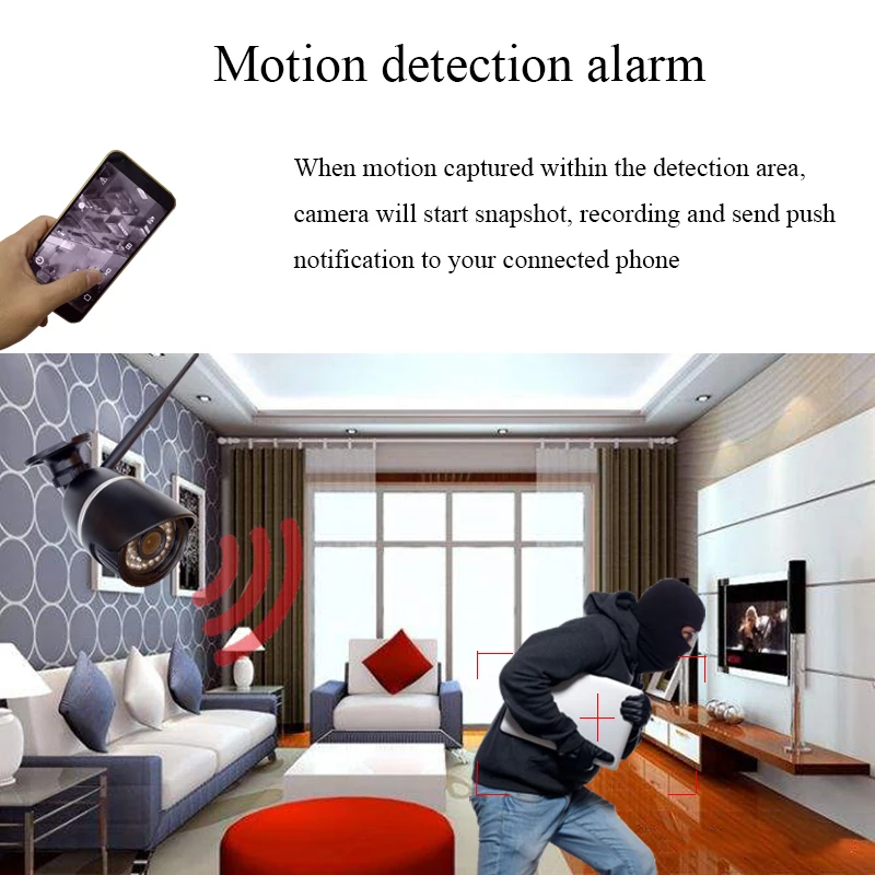 Беспроводной 1080 P 2MP Full HD sony IMX323 Сенсор IP Камера Wi Fi Onvif P2P безопасности