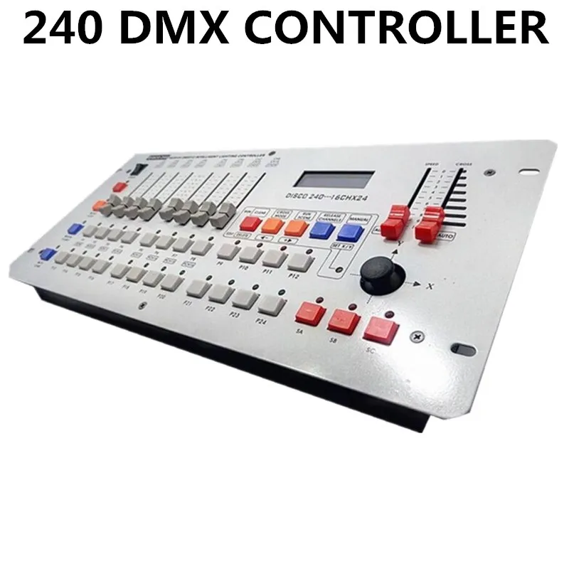 

Контроллер 240 DMX, консоль dmx512 для освесветильник сцены AC110-220V, профессиональное оборудование для диджеев