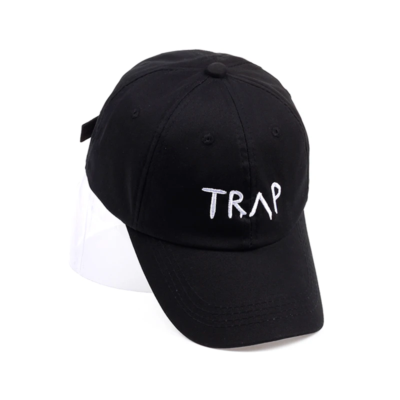 Wholesale Custom Black Hood Hip Hop Dad Hat Baseball Cap Pretty Girls Like Trap Music 2 Chainz Album Rap LP 100% Cotton TRAP image 4