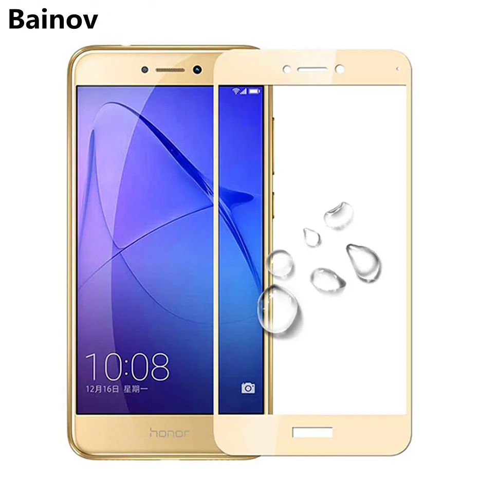 9 H закаленное стекло для Huawei P8 lite 2017 полное покрытие Защитное P9 протектор экрана