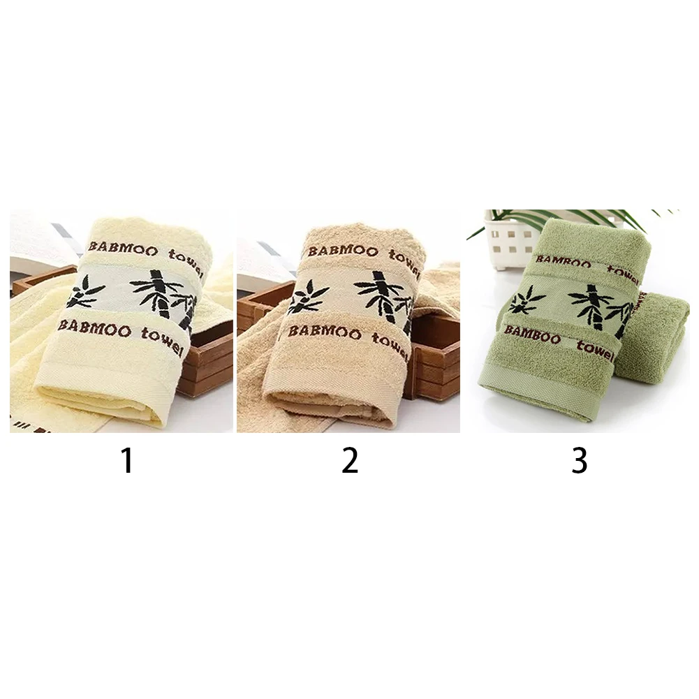 3 цвета мягкое бамбуковое волокно для домашнего очищения лица банные полотенца