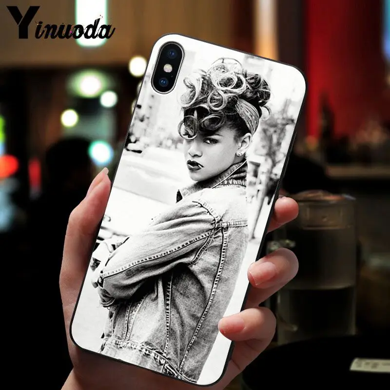 11pro MAX Rihana черный мягкий чехол для телефона Apple iPhone 8 7 6 6S Plus X XS 5 5S SE XR | Мобильные