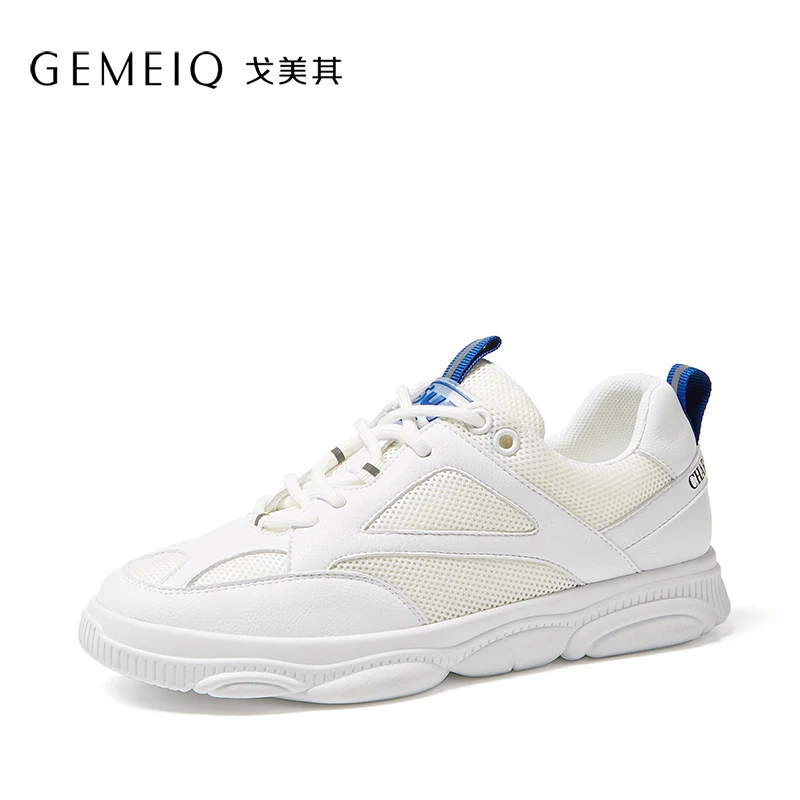 GEMEIQ 2019 Summer new joker white shoe The bear bottom recreational breathable mesh shoes for women's | Обувь