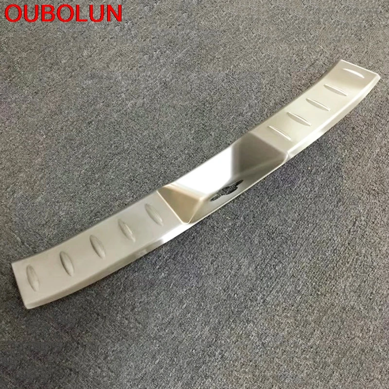 Автомобильные аксессуары OUBOLUN автомобильный нержавеющий задний бампер защитная
