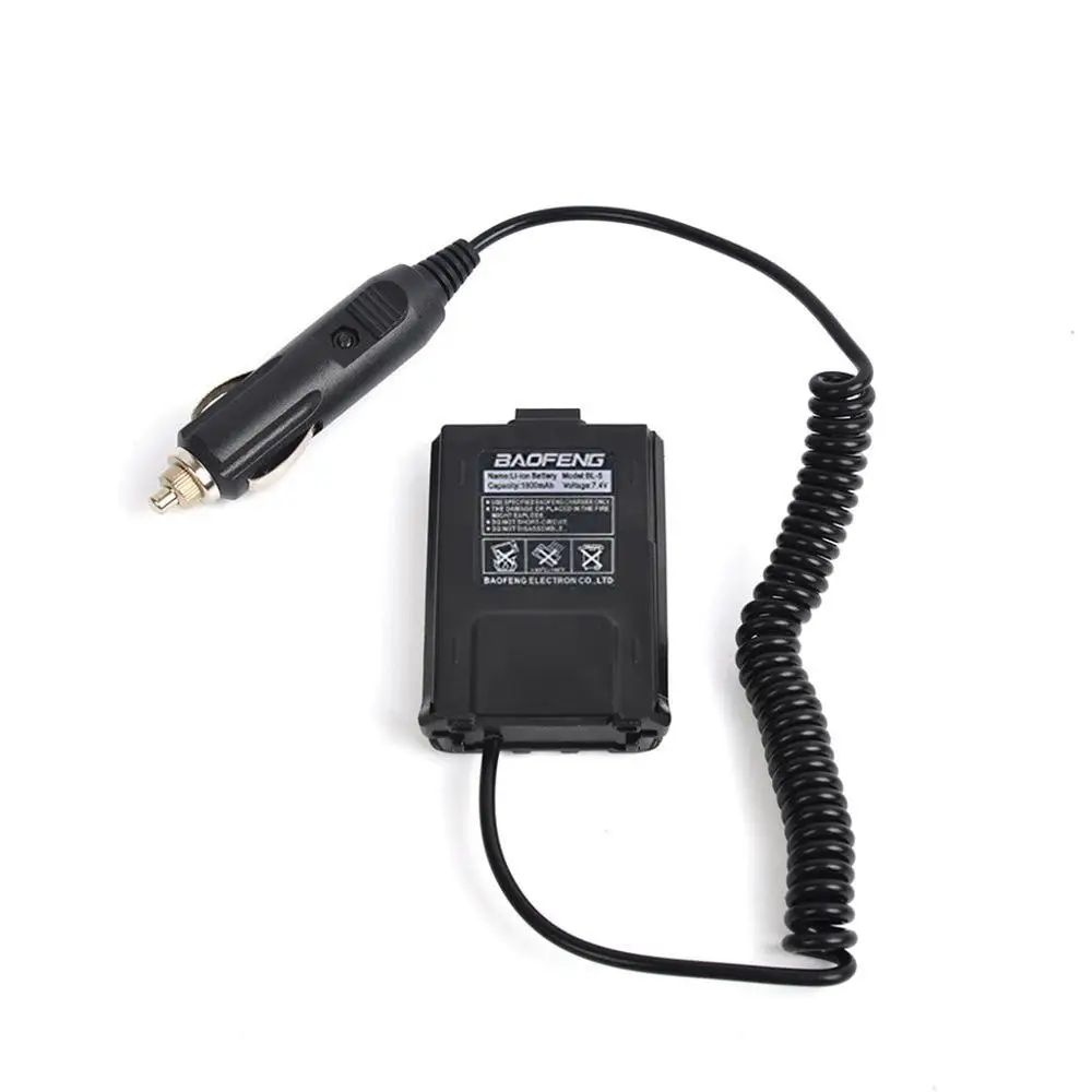 2 шт. Baofeng UV-5R батарея Eliminator Автомобильное зарядное устройство UV 5R портативный радио зарядка автомобиля UV-5RE UV-5RA рация адаптер для автомобильного радио