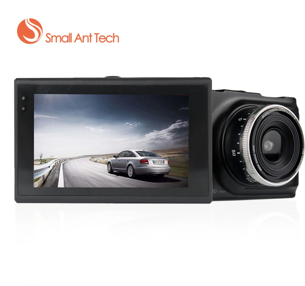 Smallanttech Авто видеорегистратор Автомобильный Камера 3 дюйма 1080 P Full HD с G-датчик