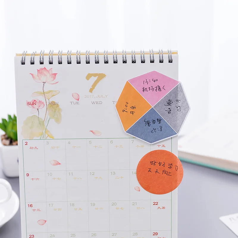 1 упаковка Новая новинка Студенческая красочная геометрическая форма N Times