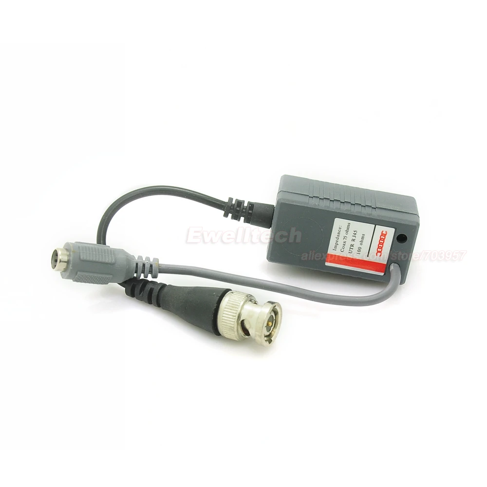 RJ45 приемопередатчик UTP балун BNC видео постоянного тока витая пара CAT5 для CCTV