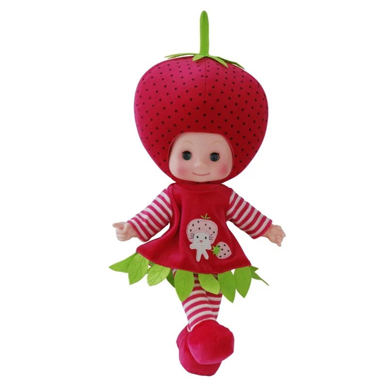 50 см фруктов Baby Doll реалистичные плюшевые аудиоплеером режимом сна куклы мягкие