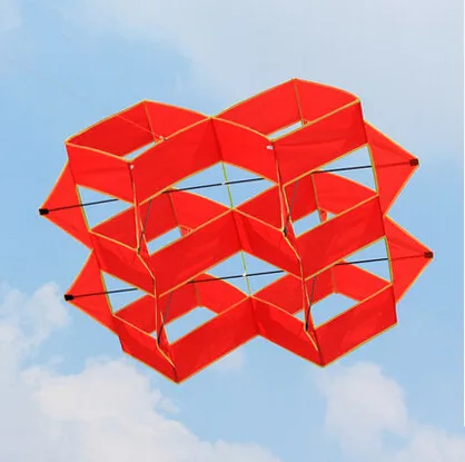 Новые игрушки бренд высокого качества 3D красный большой воздушный змей с веревкой и ручкой хороший Летающий подарок