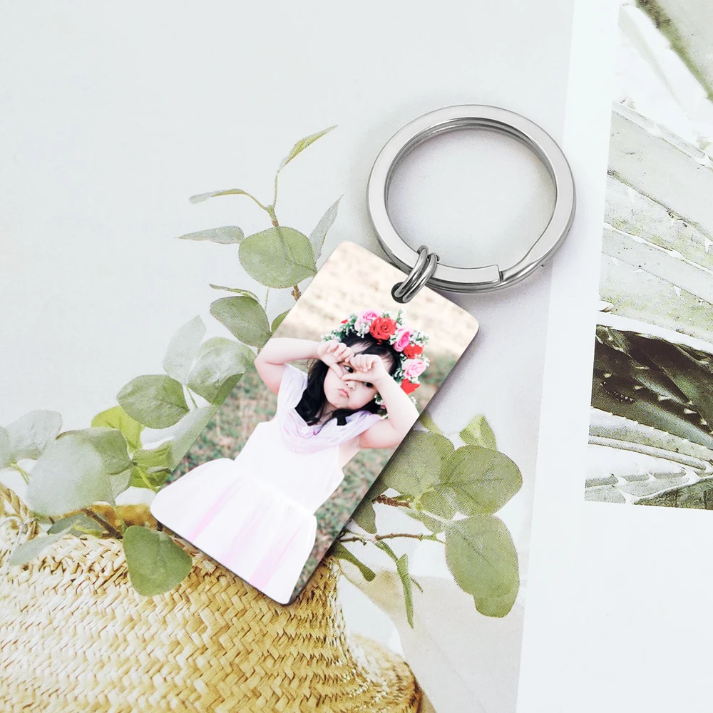 MYLONGINGCHARM индивидуальный фото брелок персонализированный для семьи ребенка