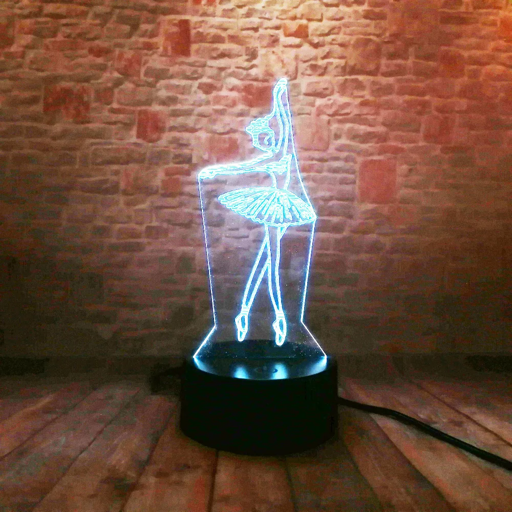 Luminaria элегантный балетный танцор для девочек Лебединое озеро 7 цветов