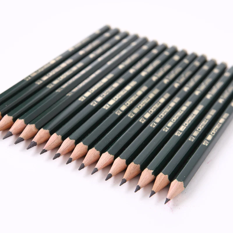 Faber Castell 16 шт. карандаши для эскизов, рисования Стандартные Карандаши 6H-8B для рисования и письма затенение эскиз черный провод товары для рукоделия