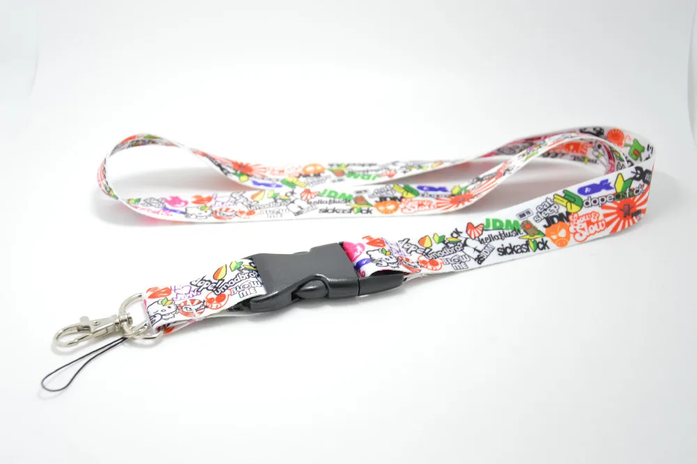 Оптовая продажа я люблю JDM игрушка граффити шнурки для ключей/телефон w/плохо