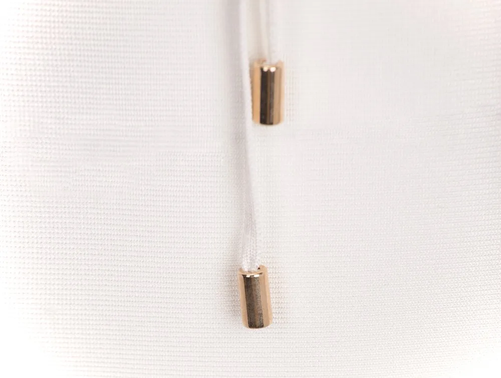 Летнее модное сексуальное Белое Бандажное платье с открытой спиной 2017