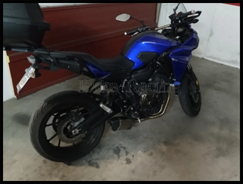 MT07 FZ07 углеволоконные akrapovic выхлопной глушитель мото полная система скольжения для Yamaha mt-07 FZ-07 Tracer- XSR700