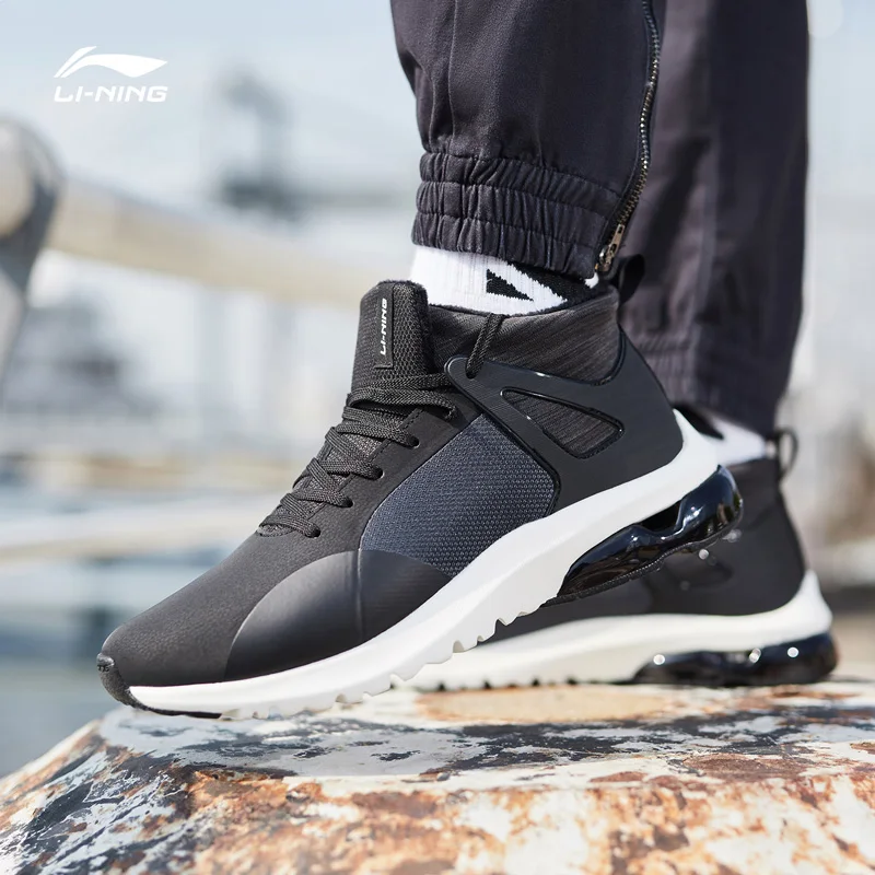 Li-Ning/Мужская обувь с пузырьками; стильная обувь для образа жизни; спортивная обувь из дышащей ткани с удобной подкладкой; кроссовки; AGLN119 YXB236