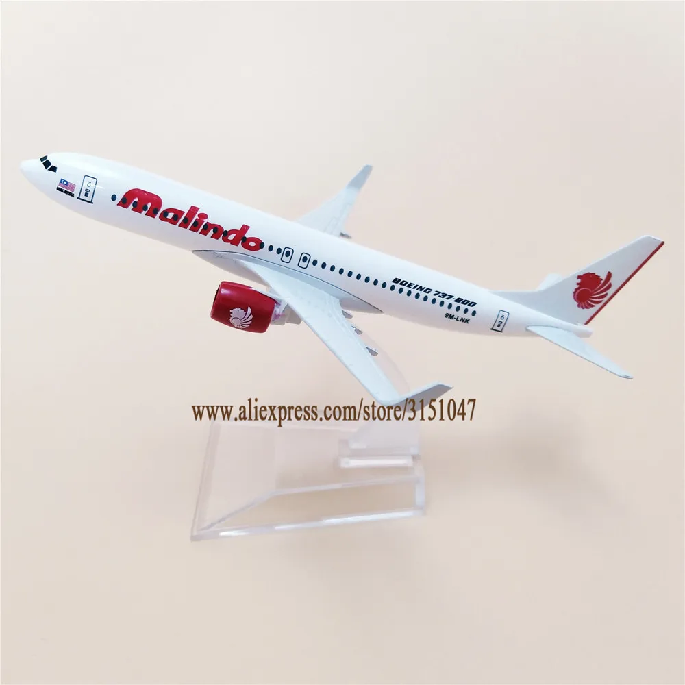 Модель самолета Boeing 737 B737 900 ER, модель самолета Airway, сплав, металл, 16 см, PK-FLM