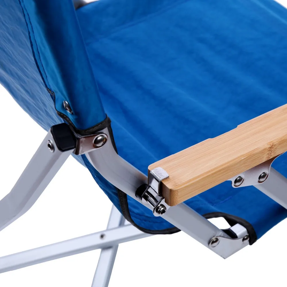 1 шт. открытый отдых рыбалка путешествия пикник синий портативный складной стул