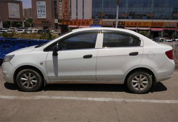 Пластиковый козырек на окно для Chevrolet Sail дефлектор от солнца и дождя