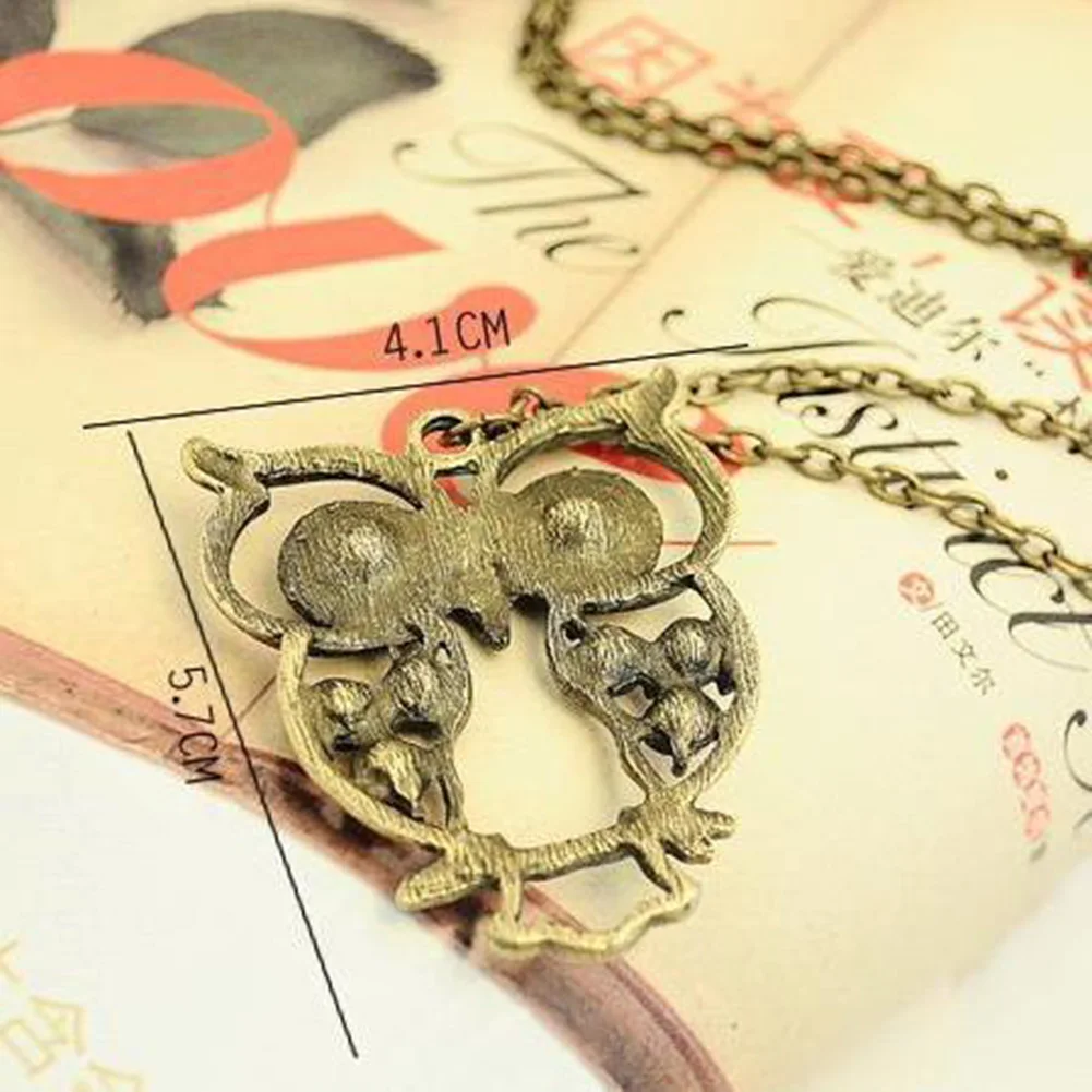 2019 модные подвески ожерелье в виде совы для женщин ожерелья золотого цвета с