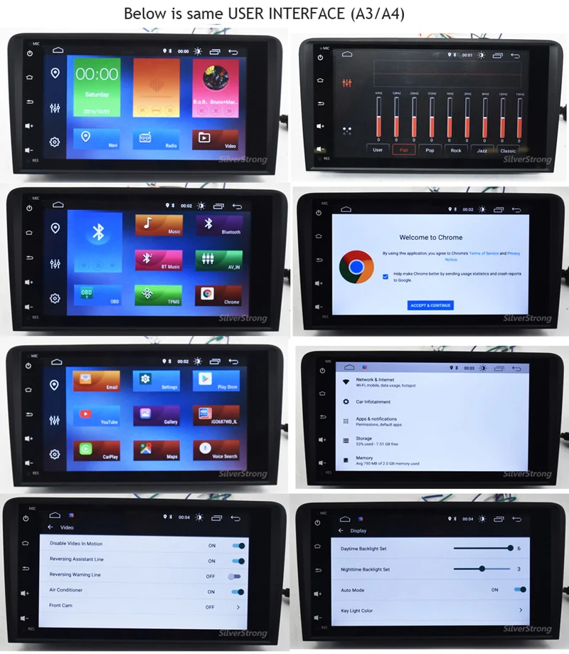 SilverStrong 2Din ips Android9.0 Автомагнитола для Audi A4 RS4 2002-2011 A4 Автомобильный gps стерео навигатор S4 2 DIN радио