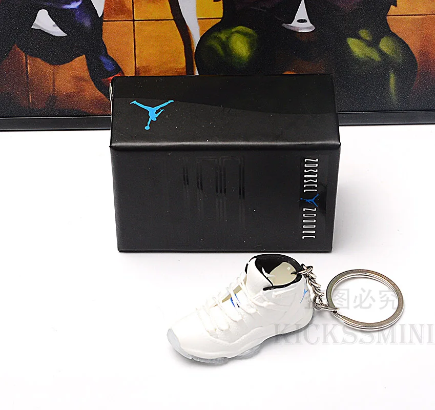 Дропшиппинг aj1 offwhite chicago doll аксессуар брелки Air Jordan 1 3D мини-кроссовки