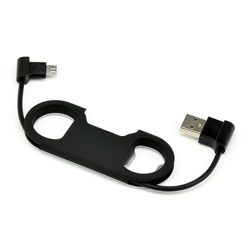 3 в 1 USB Зарядное устройство зарядный кабель для Android и iPhone+ брелок+ открывалка для бутылок