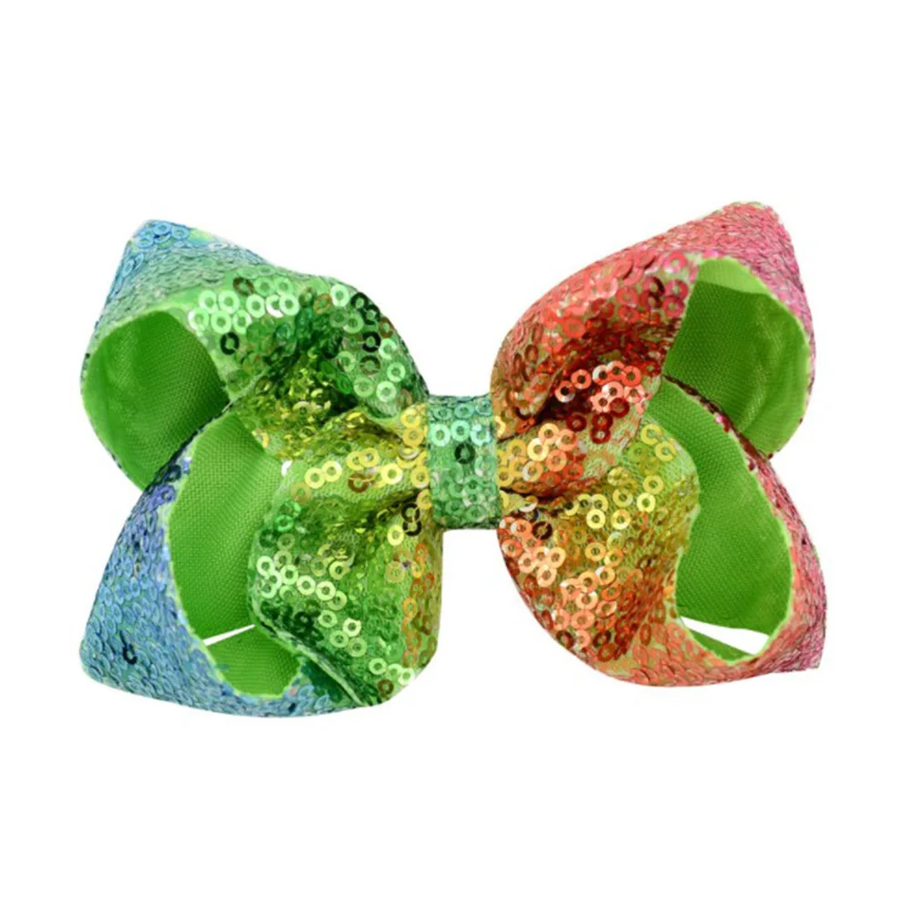 Металлические Блестящие заколки для волос с бантом детей банты повязки на голову