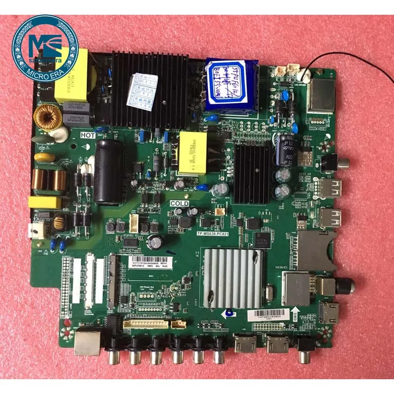 Материнская плата для телевизора Philips 55PUF6012/T3 TP.MS638.PC821 экран BOEI550WQ1|Комплектующие