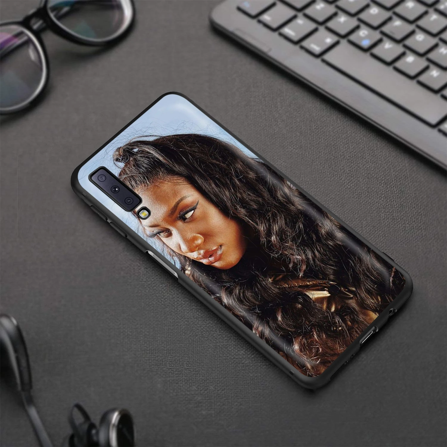 Чехол Aya Nakamura для Samsung Galaxy S20 S10 S9 S8 S7 S6 Plus Note 9 8 M30 M20 M10 Edge Lite Ultra|Бамперы| |