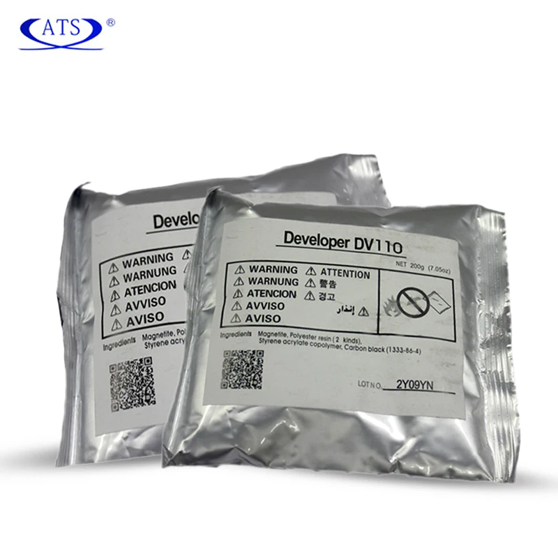 4 шт./компл. 200G порошок разработчика DV110 для Konica Minolta Bizhub 152 183 1611 2011 162 210 163 DI181 EP105A