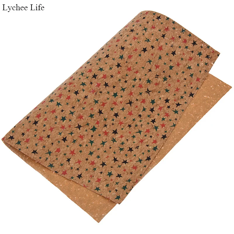 Lychee Life Классическая Handemade мягкая пробковая ткань для рукоделия украшение одежды