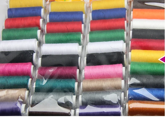 10 рулонов/партия свадебные вечерние DIY Разноцветные катушки швейные нитки хлопок