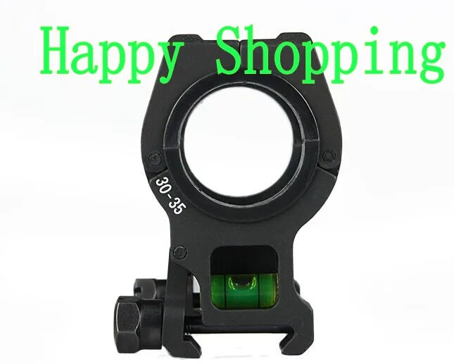 

QD mount 30mm to 35mm ring diameter fits 20mm rail with bubble level for rifle scope hunting free shipping