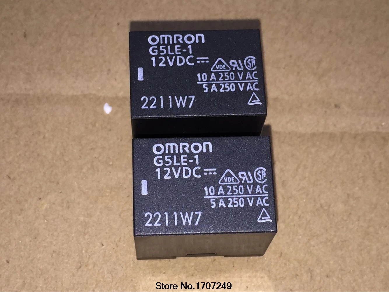 Бесплатная доставка Новый оригинальный Omron Реле 10 шт./лот G5LE 1 12VDC 12V 10A может