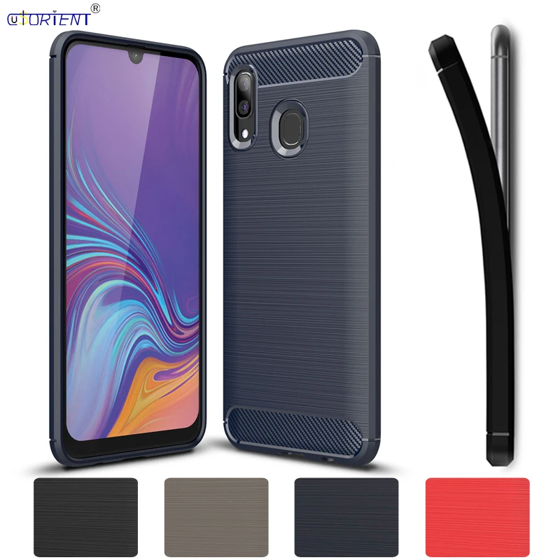 Для samsung Galaxy A40 40A силиконовый чехол ТПУ SM-A405FN/DS SM-A405F/DS бампер из углеродного волокна крышка SM-A405F SM-A405FN мягкие принципиально