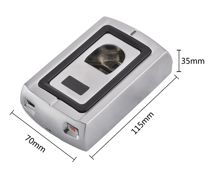 Металлический корпус Водонепроницаемый Управление доступом отпечатков пальцев