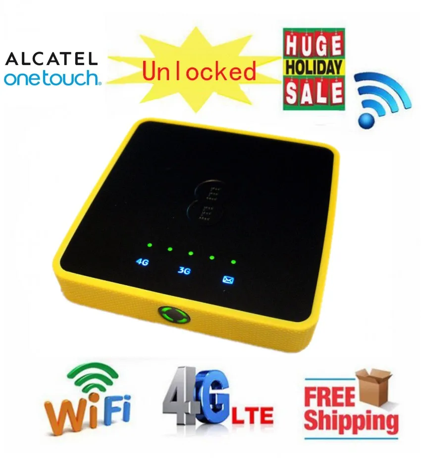 Оригинальный разблокированный Alcatel Y853 100 Мбит/с 4G модем со слотом для sim карты и LTE