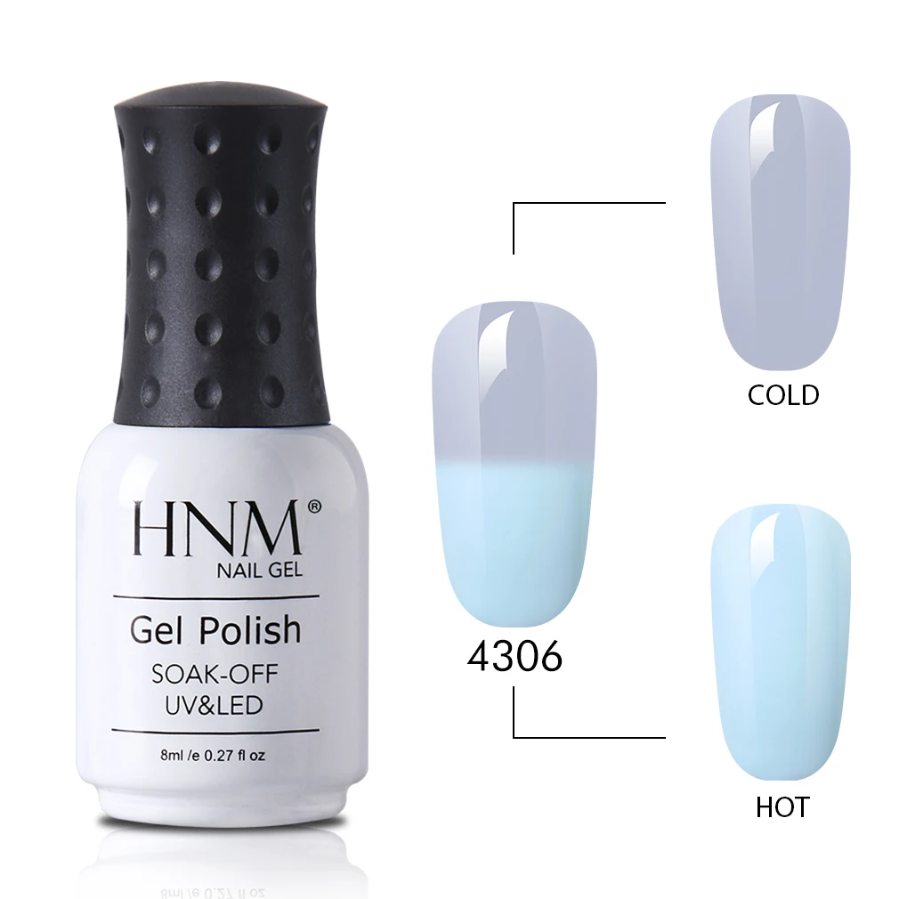 HNM 8 мл Клей для ногтей Teperature изменить УФ лак для ногтей Soak Off полу постоянный Lucky лак Vernis а Ongle nagellak Gelpolish ногтей - Цвет: 4306